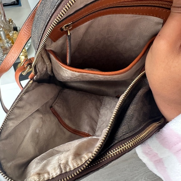 Michael Kors Brown Backpack - Picture 3 of 4